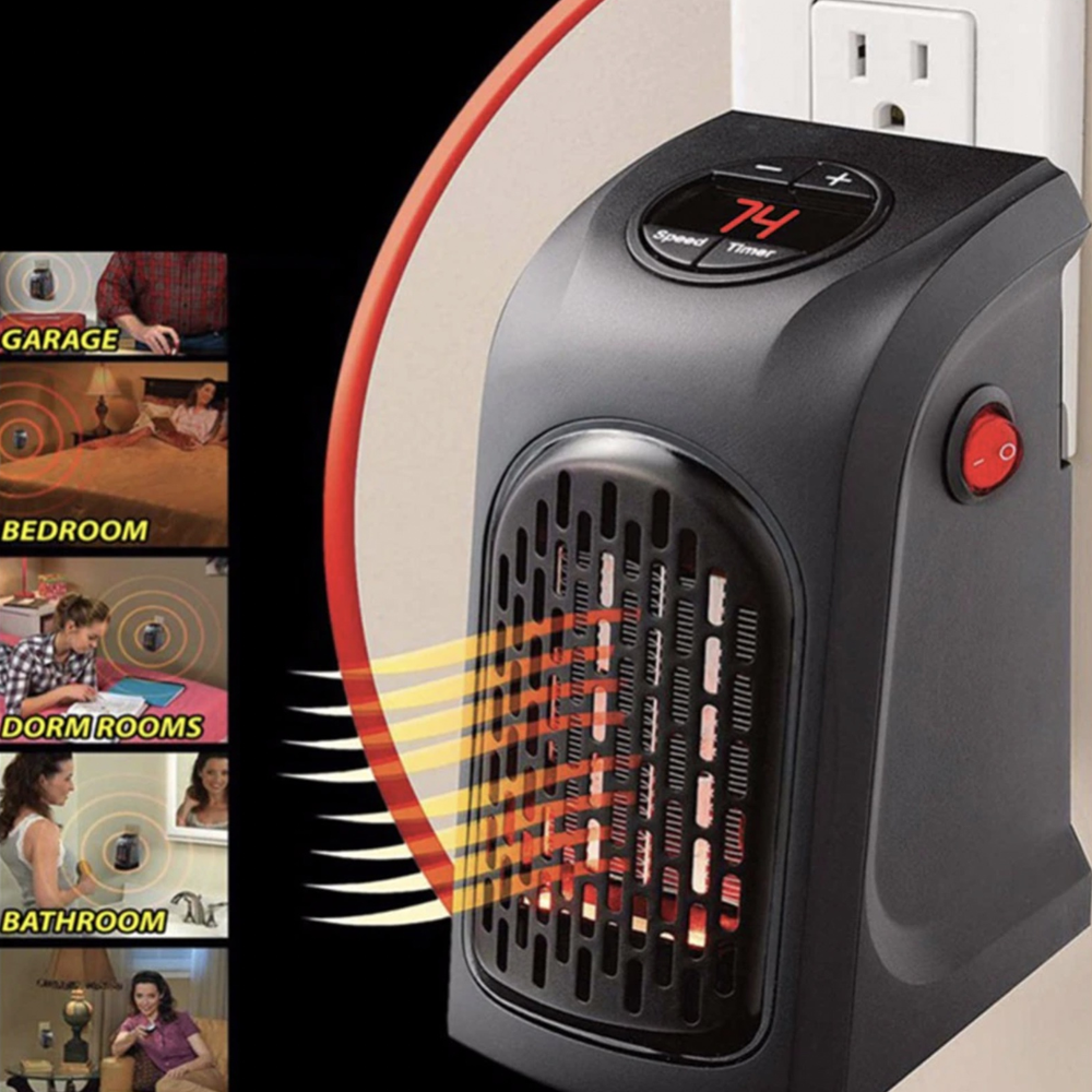 Portable Mini Electric Fan Heater 400W - Image 2