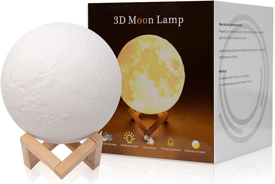 Moon Lamp USB Charging LED Night Light - Image 5