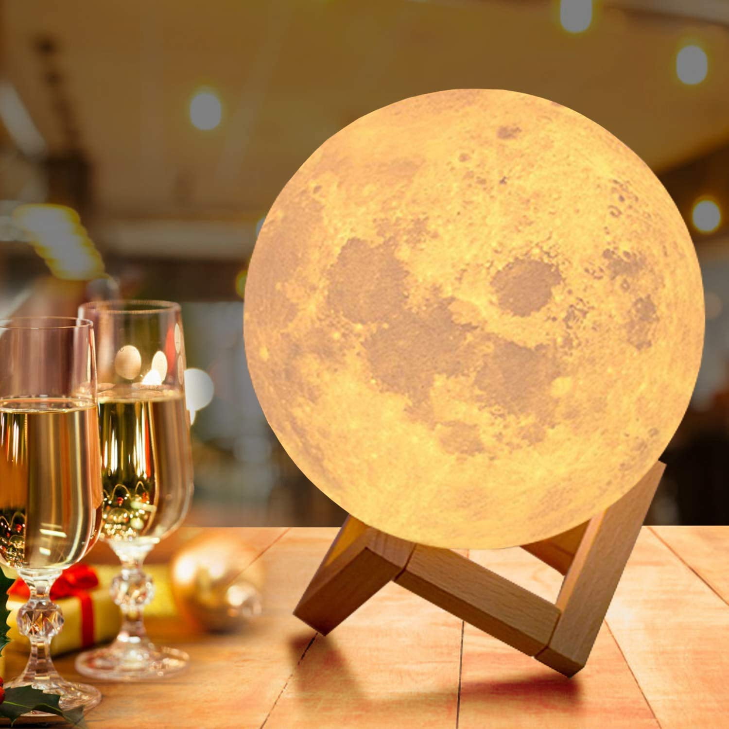 Moon Lamp USB Charging LED Night Light - Image 3