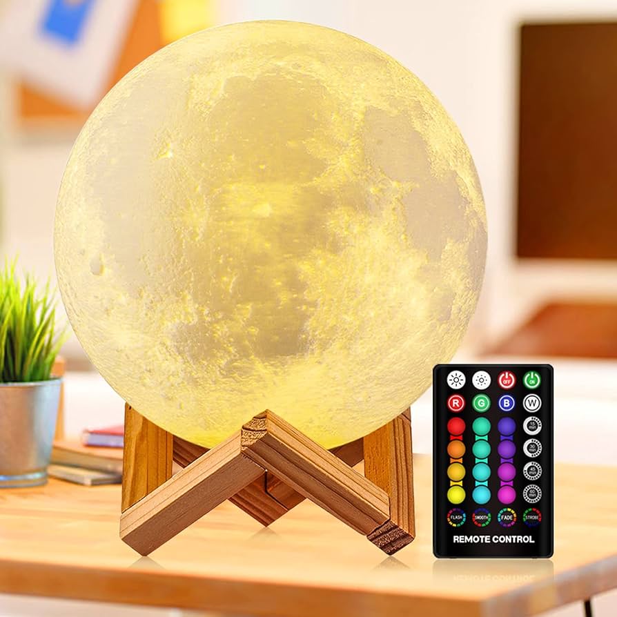 Moon Lamp USB Charging LED Night Light - Image 2